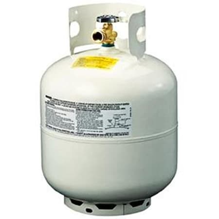 MANCHESTER 10504TC5 Propane Tank 20 Pound Capacity White Steel